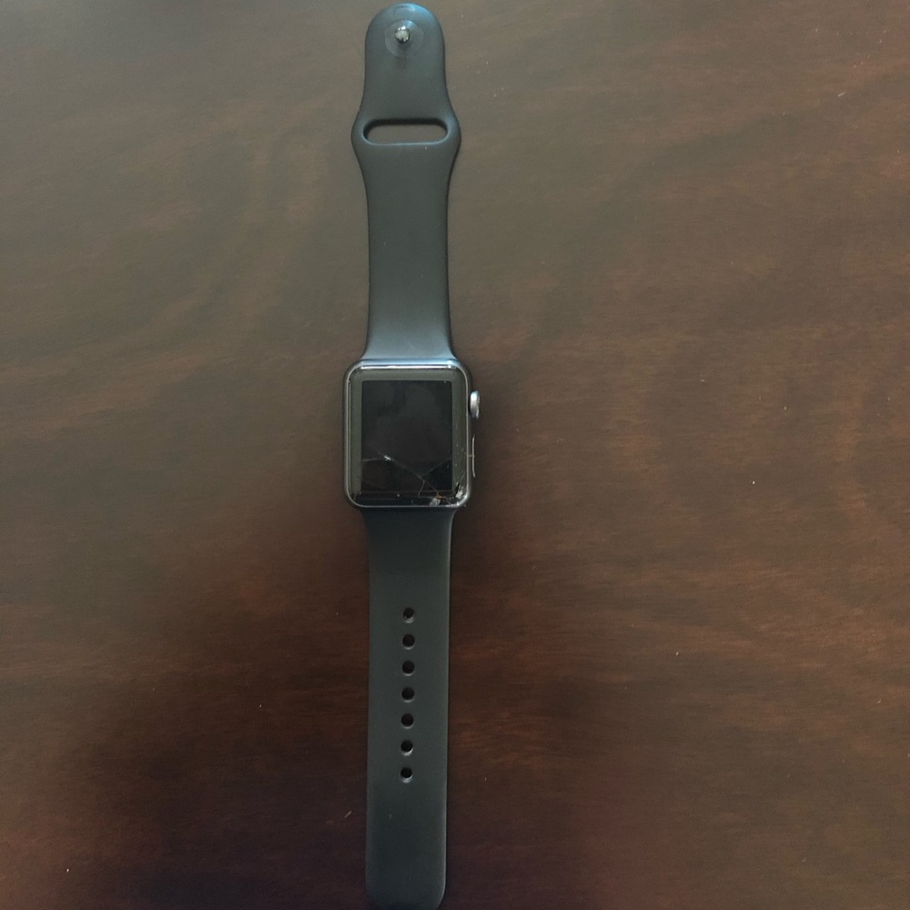 Apple Watch Series 1 38 mm Aluminum Black Band
